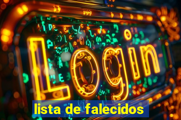 lista de falecidos